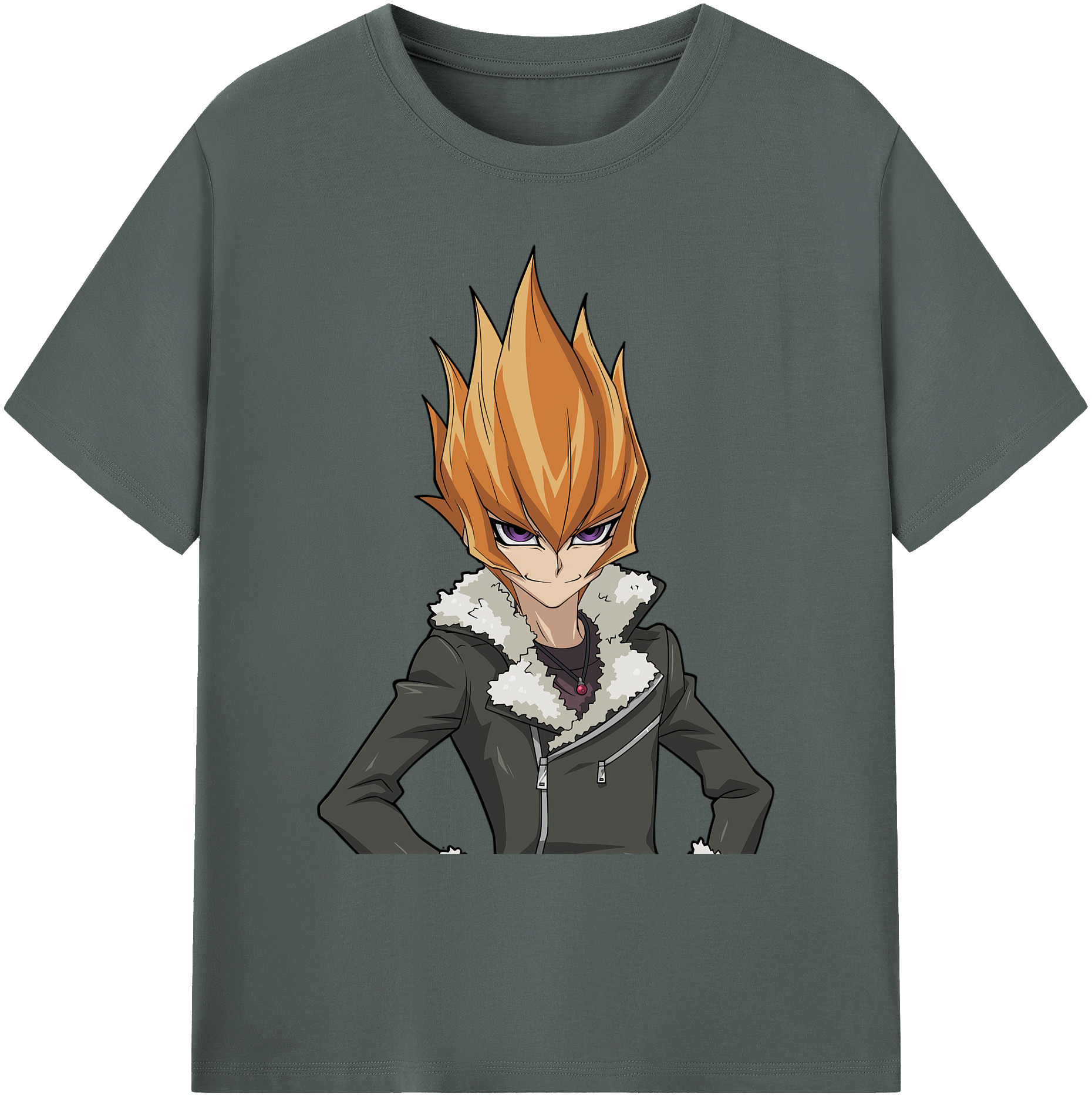 （画像用） 遊☆戯☆王 Yu-Gi-Oh! 綿100％ メンズ半袖Tシャツ｜肌触りやわらか＆通気性